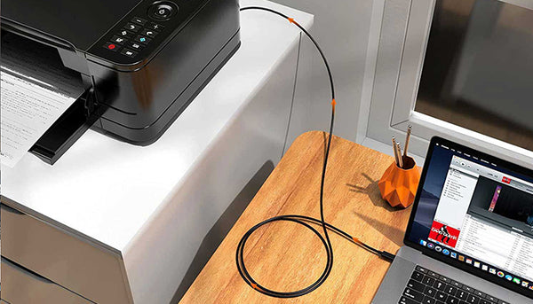 How to Connect a Printer to Your Laptop Using a USB Type C to USB B Printer Cable？